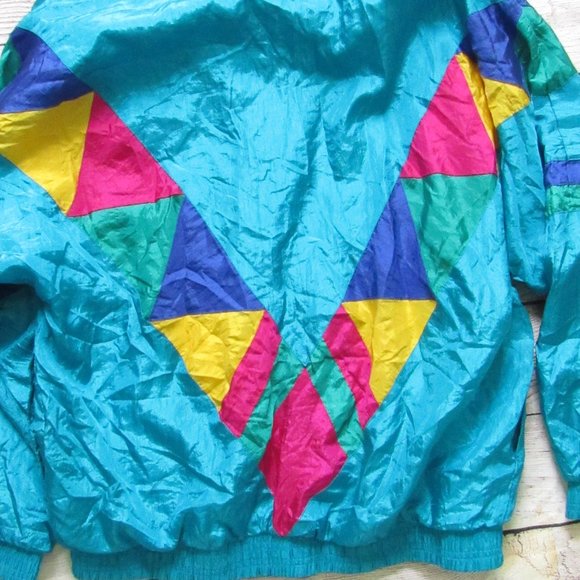 J.S. Authentics Vintage Windbreaker Jacket - Picture 5 of 6